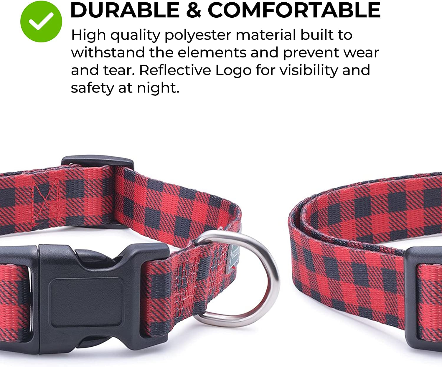 Patriotic American Flag Dog Collar - Classic Style in 5 Sizes (Small Available)
